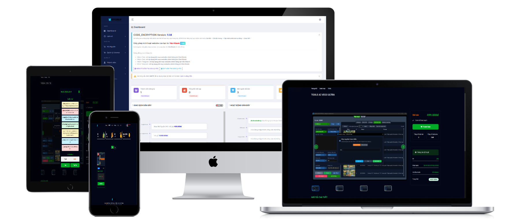 Code bán mã nguồn mới